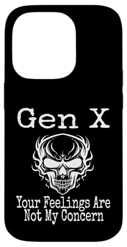 Gen X You're Feelings Are Not My Concern Humor Lustiger Spruch Hülle für iPhone 14 Pro Gen X You're Feelings Are Not My Concern Humor Lustiger Spruch Hülle für iPhone 14 Pro von GenX Humor