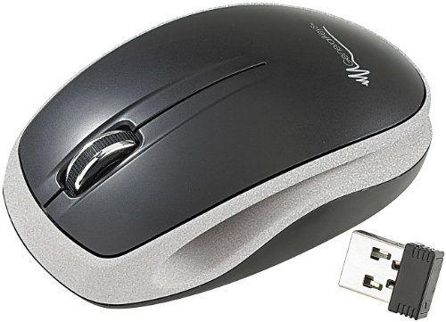 GeneralKeys Mini Maus: Optische Bluetrace Mini-Funkmaus 2.4 GHz mit Mini-Receiver (Funk Mouse, Minifunkmaus, kabellos Laptop) von GeneralKeys