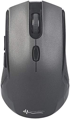 GeneralKeys Mouse, Bluetooth: Optische Multi-Device-Maus mit Funk- und Bluetooth, 2,4 GHz, 1.600 DPI (Notebook Maus, Funkmaus, Bluetooth, PC kabellos) von GeneralKeys