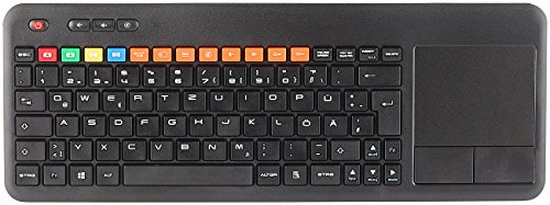 GeneralKeys Tastatur für Samsung TV: Funk-Tastatur m. Touchpad, für Smart-TVs von Samsung u.v.m., PC, PS3/4 (Smart TV Tastatur, Samsung Smart TV Tastatur, Spielkonsole) von GeneralKeys