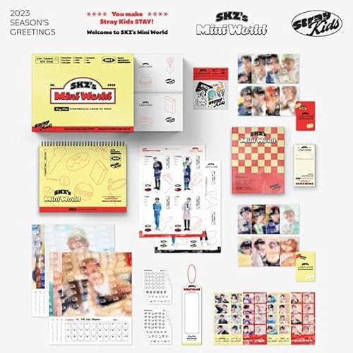 ( NOT AUDIO CD!! ) STRAY KIDS 2023 SEASON’S GREETINGS [ SKZ'S MINI WORLD ] [SKZ'S MINI WORLD] K-POP SEALED von Generic