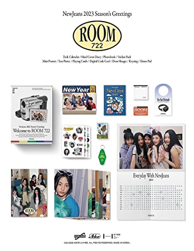 (NOT AUDIO CD!!) NEWJEANS 2023 SEASON’S GREETINGS [WELCOME TO ROOM 722] K-POP SEALED von Generic