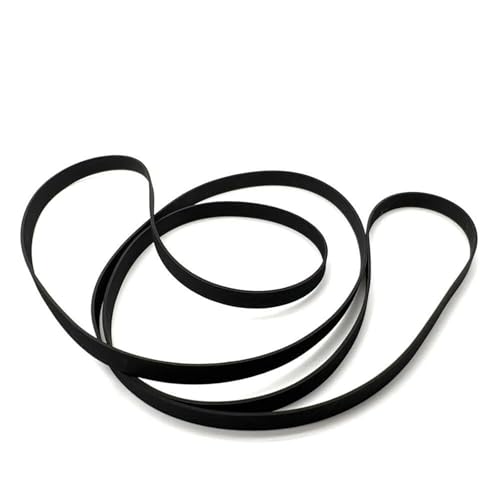 1 flacher Antriebsriemen mit einer Breite von 4 mm und einer Dicke von 0,6 mm für Plattenspieler, LP-Schallplattenspieler, Phonograph und Grammophon(Fold Length 220mm) von Generic