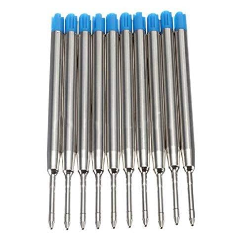 10 St blaue Tinte Parker Stil Standard 0,7 mm Kugelschreiber von Generic