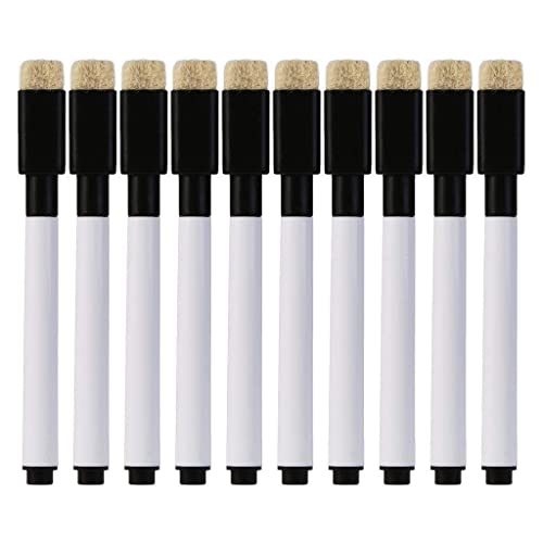 10 Stück Whiteboard Stift Schwarz Löschbare Marker Stifte Büro Schule Schreibwaren Zubehör Mit Radiergummi Durable und Nützlich Nützlich und modisch 10 Stück Whiteboard Stift Schwarz Löschbare Marker Stifte Büro Schule Schreibwaren Zubehör Mit Radiergummi Durable und Nützlich Nützlich und modisch von Generic