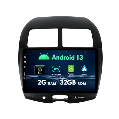 10 Zoll Autoradio Stereo Für Mitsubishi ASX 1 2010-2016 GPS Navigation Android 12-2G+32G von Generic
