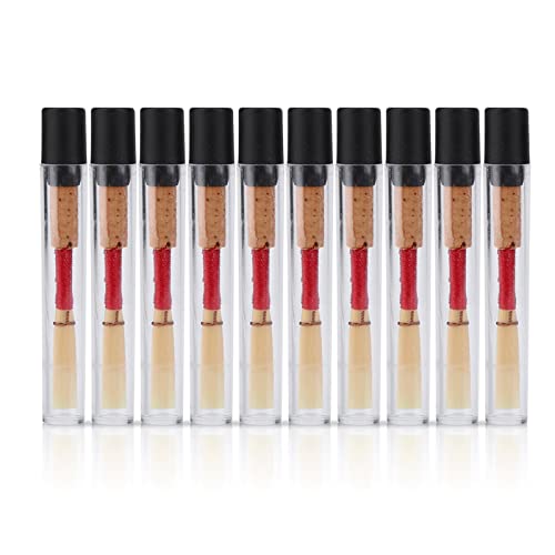 10pcs Bamboo Oboe Reeds, Spielbare Mittlere Stärke Weiche Handgefertigte Oboe Reeds Woodwind Instrument Ersatzbehörde, Einfach zu Bedienen mit Vollem Reichweite Spielbarkeit von Generic