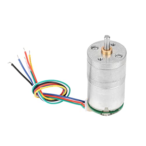 12 V GM25 310 DC -Encoder -Zahnradmotor hohe Drehmoment Tief Noise Metal Getriebe für Fensteröffner -Türöffner Mini -Windklassanwendungen (DC12 100 U/min) von Generic