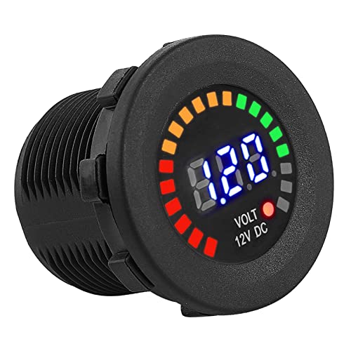 12 V Motorradauto LED Digitale Anzeige Voltmeter Flash -Alarmspannung Schwarz Neu 12 V Motorradauto LED Digitale Anzeige Voltmeter Flash -Alarmspannung Schwarz Neu von Generic