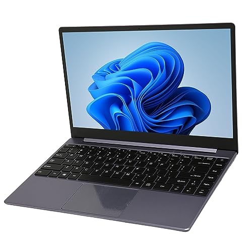 14,1-Zoll-Full-HD-Laptop-PC mit Mehreren Schnittstellen, 16 GB RAM, Kabellose Maus Im Lieferumfang Enthalten (16 GB + 512 GB EU-Stecker 100-240 V) von Generic