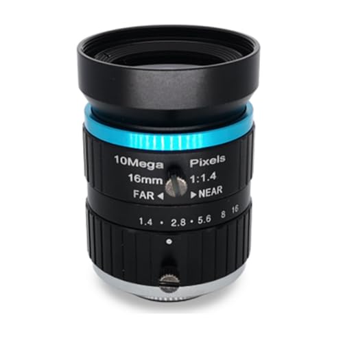 16 mm Brennweite C-Mount Kameraobjektiv mit C-CS-Adapter für HQ Kamera 10 Megapixel Objektiv, manueller Fokus und Blendeneinstellung von Generic