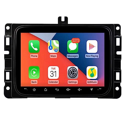 17,8 cm (7 Zoll) Android 12 Autoradio Stereo für Dodge Ram 1500 2500 3500 2013–2018 Jeep Renegade Multimedia-Video-Player Head-Unit GPS Navi WiFi 4G BT Carplay 8 Carplay von Generic