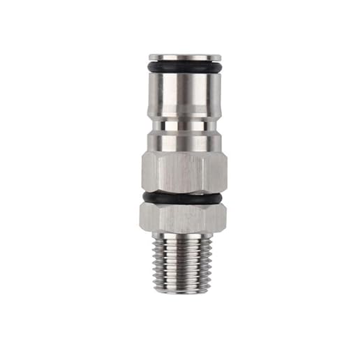 19/32-18 Gas/Flüssigkeitskugelschloss Post mit Poppets Corny Fass Adapter 1/4 Zoll männlich NPT. Fadenschüttchen Bierkarbonisierung Homebrew(Liquid ball lock) von Generic
