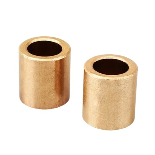 2-5 stücke Lager Innen Durchmesser 10 12mm Messing Buchse Guide Hülse Präzision Kupfer Basis Lager(12 X 16 X 20mm 3pcs) von Generic