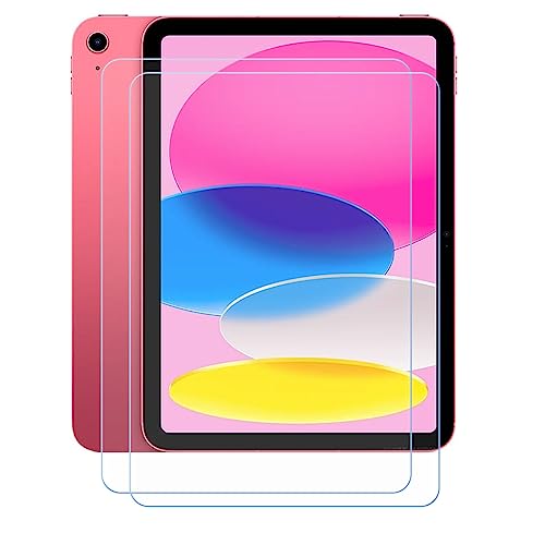 2 Stück Panzerglas Schutzfolie für Apple iPad 10.9 2022 (10,9"), 9H Härte Gehärtetes Glas Panzerglasfolie Anti-Kratzer/Anti-Fingerabdruck/Anti-Fall Displayschutzfolie. von Generic