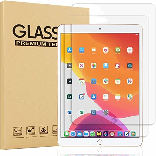 2 Stück – iPad 10,2 Zoll Displayschutzfolie, Panzerglasfolie für 9./8./7. Generation (2021/2020/2019), blasenfrei, Anti-Fingerabdruck von Generic