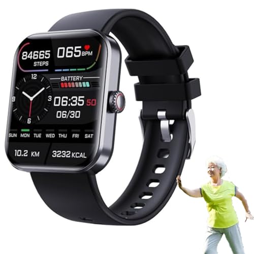 2024 New Hilipert Trackpro 2.0, Hilipert Trackpro 2.0 Smart Watch, Ribili Trackpro 2.0, Libiyi Smartwatch, Sherum Trackpro 2.0 (Black*A) von Generic