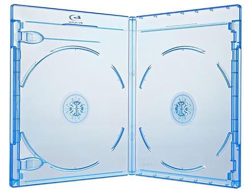 25 Blu Ray Hüllen 11 mm für 2 Blu Ray,DVD Disc Elite Viva von Generic