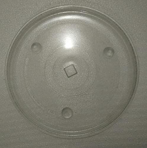 28 cm dicke qualität mikrowellenherde glas drehplatte quadratische loch glas schale quadratisch kern von Generic