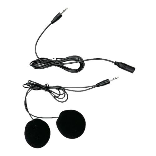 3,5-mm-Schnittstelle, Motorradhelmmusik, Hör-Kopfhörer (mit Verlängerungskabel), Motorradhelm-Kopfhörer mit zwei Lautsprechern in Klangqualität von Generic
