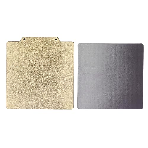 3D-Doppeldruckbett, Federstahl-Bauplatte, PET PEI, hohe Temperaturbeständigkeit, multifunktionales Druck-Bauplattenblatt für Anet A8 A6 MK2 MK2A, Reprap Mendel Wanhao Duplicator von Generic