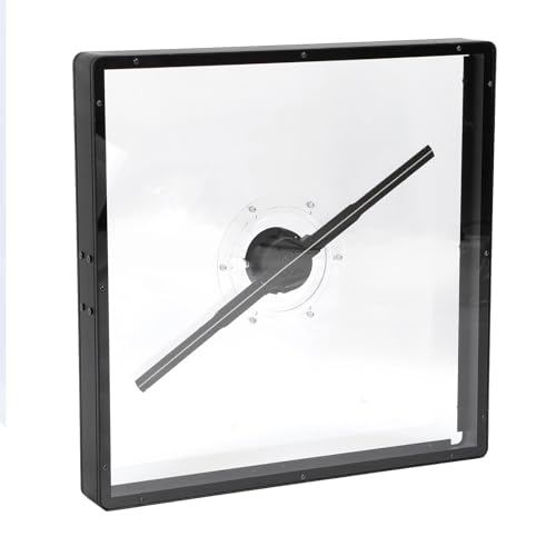 3D -Hologramm -Werbemaschine, 17,7 Zoll Transparentes Acryl Cover Holographieprojektor für Zuhause und Büro (EU-Stecker) von Generic
