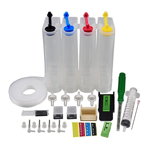 4-Farben-kontinuierliches Versorgungssystem Externe Flasche Pipeline Kit ForCanon Tintenstrahldrucker Versorgung Ändern DIY Set Flasche Set von Generic