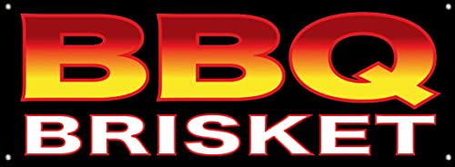 4 Less Co 45,7 x 121,9 cm BBQ BRISKET Vinyl-Banner mit Metallösen, kb 4 Less Co 45,7 x 121,9 cm BBQ BRISKET Vinyl-Banner mit Metallösen, kb von Generic