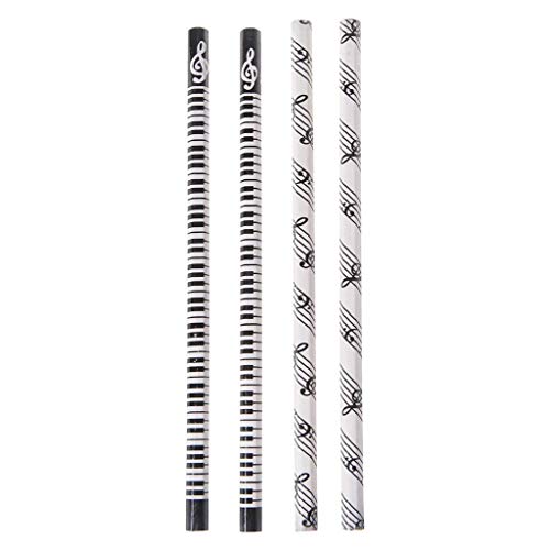 4 stücke Musiknote Bleistift HB Standard Bleistift Musik Schreibwaren Piano Notes Schüler Geschenk Langlebig und Nützlich 4 stücke Musiknote Bleistift HB Standard Bleistift Musik Schreibwaren Piano Notes Schüler Geschenk Langlebig und Nützlich von Generic