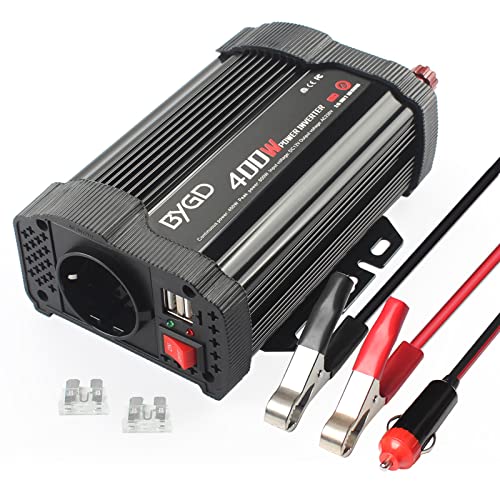 400W Power Wechselrichter Wechselrichter Power Auto Wechselrichter Welle DC 12V auf AC 220V 230V Adapter Ladegerät Auto Schnell Dual USB 3.1A von Generic