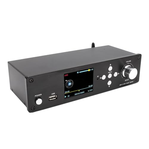 5.1 Surround Sound Decoder, Digital Analog AV System Professional 20Hz-20KHz ARC 192kHz 32 Bit für Computer für DVD-Player für Heimkino (EU-Stecker) von Generic