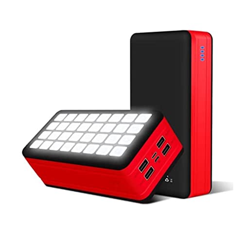 50000Mah Power Bank 32 LEDs Taschenlampe 10W Tragbares Ladegerät mit 4 USB-Ausgängen und 2 Eingängen, großem externem Akku und mobilen Geräten, Rot 50000Mah Power Bank 32 LEDs Taschenlampe 10W Tragbares Ladegerät mit 4 USB-Ausgängen und 2 Eingängen, großem externem Akku und mobilen Geräten, Rot von Generic