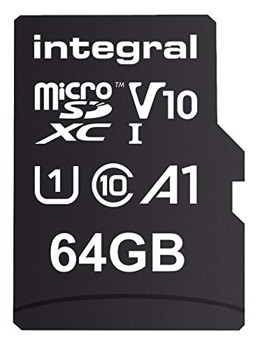 64 GB microSDXC V10 UHS-I U1, Flash-Speicherkarten, Micro-SD-Karten, 1 Stück | INMSDX64G-100V10 von Generic