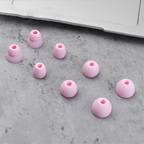 8 PCS Silikon-Ohrstöpsel für beats Flex/Beats X/Beats Pro Kopfhörer Ohrkappen Ohrpolster Ersatz Soft Ear Plug EarBuds Zubehör (rosa) von Generic