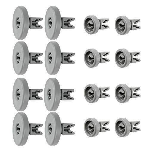 8 oberes & 8 unteres Korbrad für Dishlex DX103WK DX203SK WDF901SA WDF901WA Electrolux ESF4110 ESF4126 ESL4120 LL60X von Generic