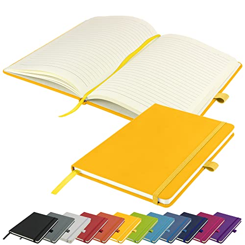 Savvy Bee A5 Notizblock Hardcover liniert (gelb) von Savvy Bee