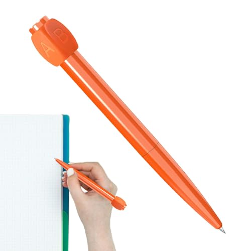 ABCD Rotary Answer Black Pen, kreativer neutraler Stift für glattes Schreiben, Antwortauswahl-Stifttest-Tools. Wählen Sie Fragen mit einem rotierenden Stift für Menschen mit Schwierigkeiten bei von Generic