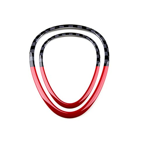 ABS Kunststoff Mittelkonsole Lautsprecher Air Outlet Panel Trim Rahmen Abdeckung für Mini Cooper F54 Clubman F55 Hardtop F56 Hatchback F57 Cabrio (JCW B, Have Speaker) von Generic