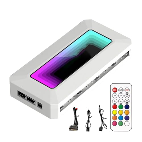ARGB -FAN -Controller - 8 Port PC Fan Hub, PWM Smart Temp Control | Kurzschlussschutz für Motherboardteile und effiziente Kühlung ARGB -FAN -Controller - 8 Port PC Fan Hub, PWM Smart Temp Control | Kurzschlussschutz für Motherboardteile und effiziente Kühlung von Generic