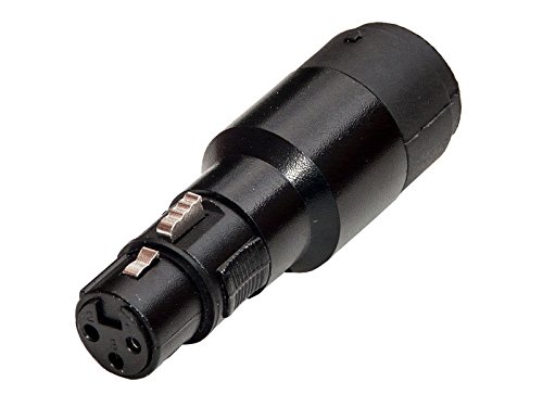 Adapter XLR female / Speaker Buchse, 4-polig, schwarz Adapter XLR female / Speaker Buchse, 4-polig, schwarz von Generic