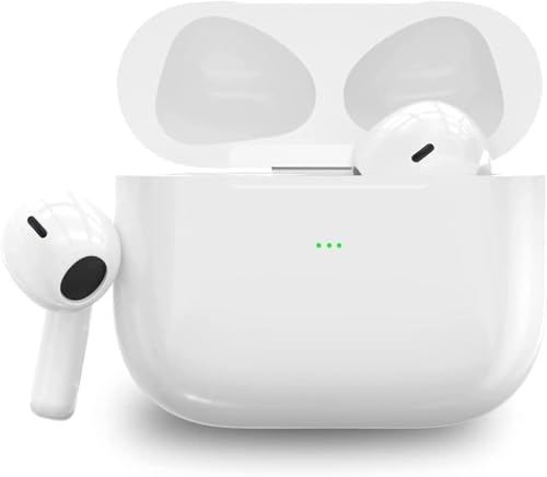 Airpots Bluetooth-Kopfhörer, Bluetooth 5.3, in Ear, kabellose Kopfhörer mit HD HiFi Stereo Mikrofone und Touch-Steuerung, ipx7 wasserdicht Air Buds Pods für IOS/Android/Air Pods/Samsung/Huawei von Generic