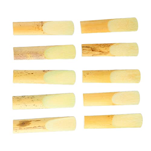 Alt -Saxophon -Reed Accessoire, Traditionelle Flexible 10pcs Leichtes Alt Saxophon Schilf für Musikinstrumente (Größe 2) von Generic