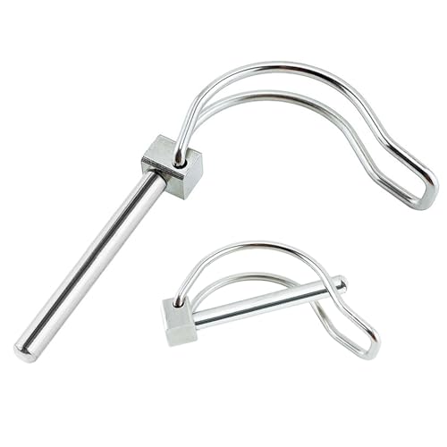 Anhängerkupplungs-Pin – robuster Metallhakenstift, Anti-Verlust-Stift | Langlebiger Traktor-Sicherheits-Pin für landwirtschaftliche Zwecke, Stahlstift für Fal Anhängerkupplungs-Pin – robuster Metallhakenstift, Anti-Verlust-Stift | Langlebiger Traktor-Sicherheits-Pin für landwirtschaftliche Zwecke, Stahlstift für Fal von Generic