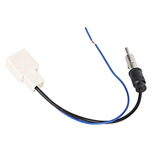 Antennenadapter für Auto -Stereoanlage, Auto -Radio -Antennenadapter -Auto -Stereo -Antenne ABS -Auto -CD -Radio -Antennenadapter Weibliches Kabel mit Verstärker für Crown Crown Geeignet von Generic