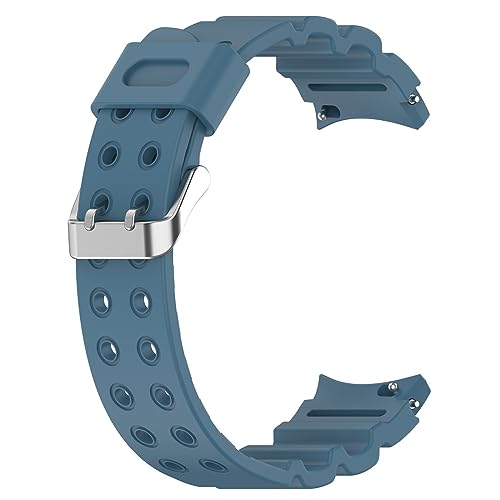 Armband Kompatibel mit Samsung Galaxy Watch 6/5/4 40mm 44mm Armband Galaxy Watch 6 Classic 43mm 47mm Sport Ersatzarmband Silikon Atmungsaktiv Uhrenarmbänder (Blue, One Size) von Generic