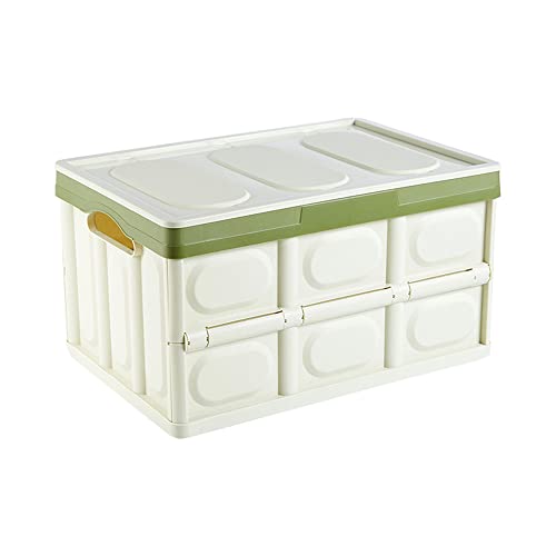 Auto-Aufbewahrungsbox, 30L Faltbarer PP-Rücksitz-Organizer, Kofferraum-Organizer, Kofferraum-Organizer für Picknick, Camping, Grillen, Reisen (grün) von Generic