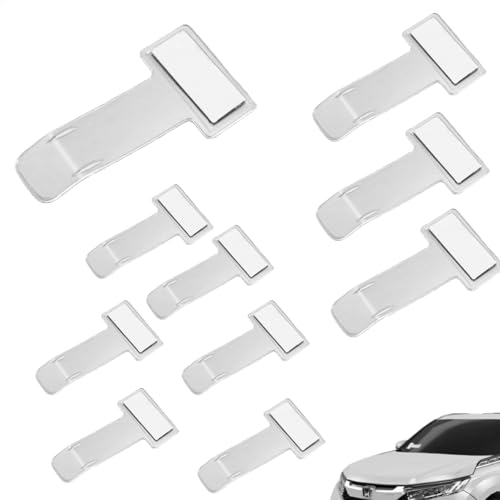 Auto Parktickethalter Klemme – 10 Stück transparente Windschutzscheibe Rechnung Ticketclip mit selbstklebendem Klebeband | klare Sichtbarkeit Parkgenehmigung für Auto Windschutzscheibe Fenster | Auto Parktickethalter Klemme – 10 Stück transparente Windschutzscheibe Rechnung Ticketclip mit selbstklebendem Klebeband | klare Sichtbarkeit Parkgenehmigung für Auto Windschutzscheibe Fenster | von Generic
