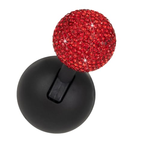 Auto-Push zu Button Rocker, Auto Strass Ball- Wippe Leber | Auto Start auf dem Druckknopf Joystick für LKW, RV, Cabrioletauto von Generic
