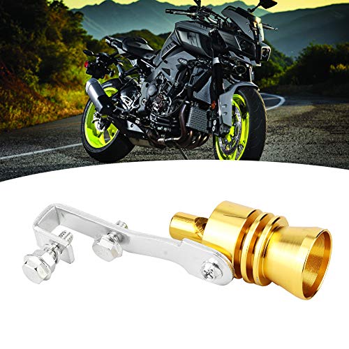 Auto Turbine Pfeifen Auspuffrohr Lautsprecher Modische Automobil Zubehör (Gold) von Generic