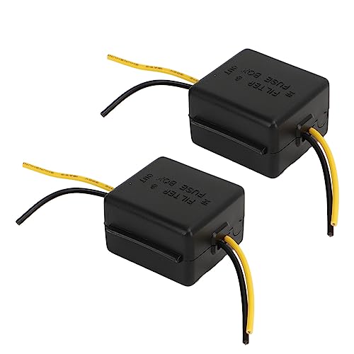 Autokraftfilter 12V Zuverlässige Rauschreduzierung für Equalizer-Verstärker Hochwertiges ABS-Material von Generic
